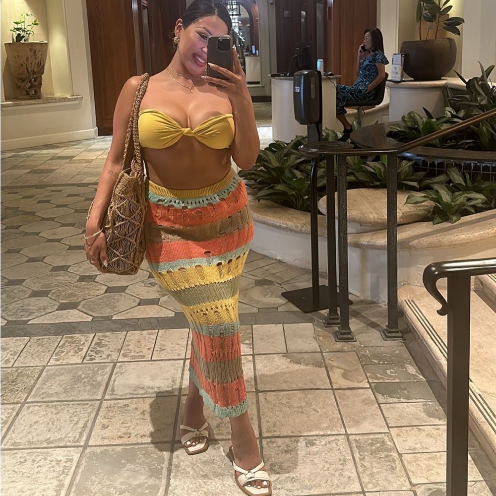 Maxi skirt set